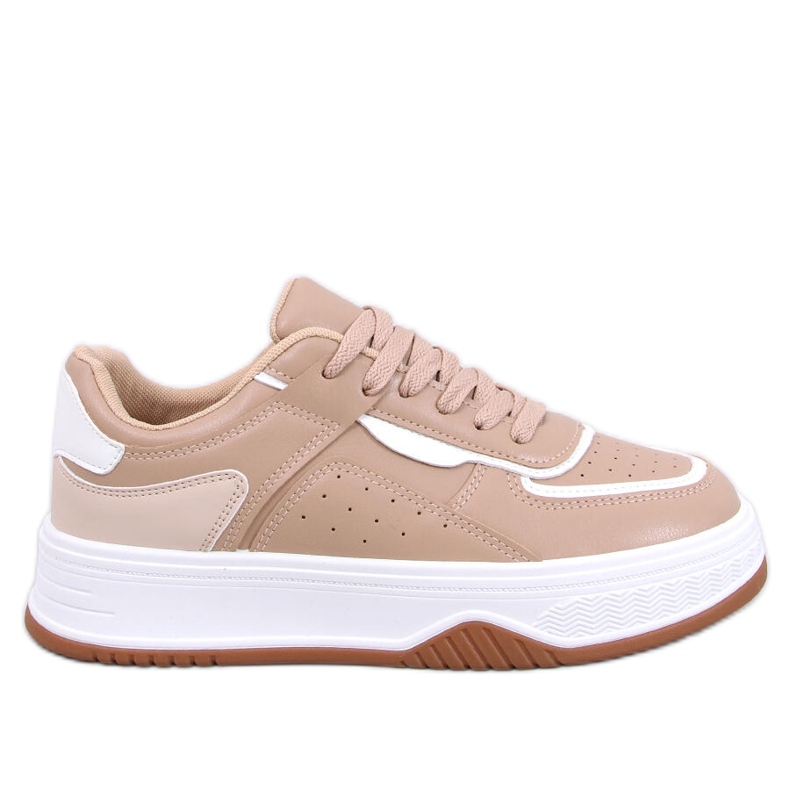 Tênis feminino Moriau Camel bege