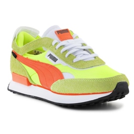 Sapatos vintage com recorte Puma Future Rider W 384861-01 amarelo Sapatos vintage com recorte Puma Future Rider W 384861-01 amarelo