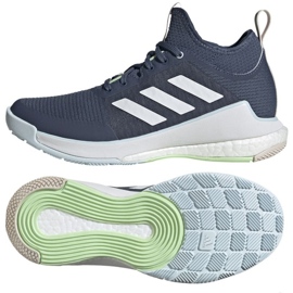 Tênis de voleibol Adidas Crazyflight Mid W IG3971 azul Tênis de voleibol Adidas Crazyflight Mid W IG3971 azul