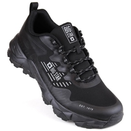 Calçado esportivo de trekking masculino preto Big Star LL174127