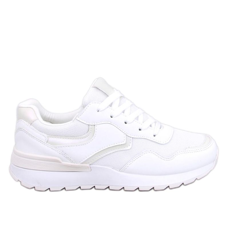Tênis feminino iridescente Navar White branco