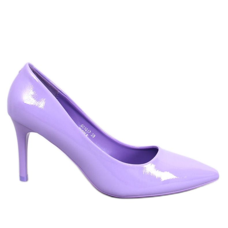 Sapatos stiletto lacados Charlotte Purple tolet