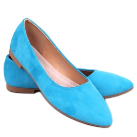 Sapatilhas Keys LT.BLUE com palmilha em pele azul