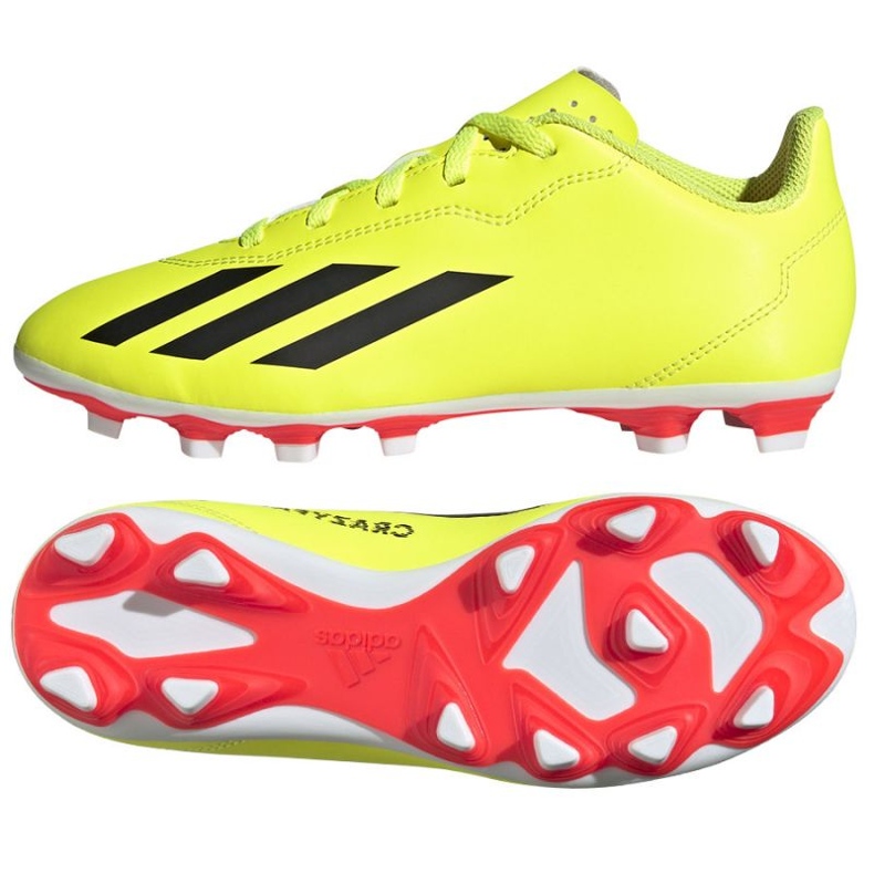 Adidas X Crazyfast Club FxG IF0717 sapatos amarelo
