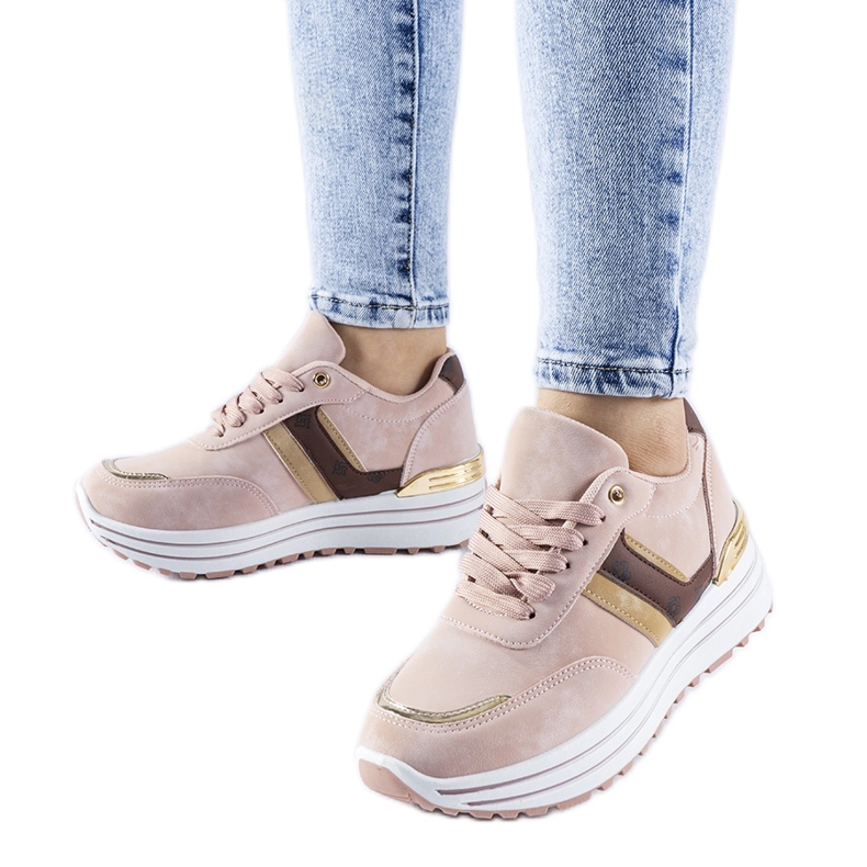 Tênis plataforma Provinciale rosa