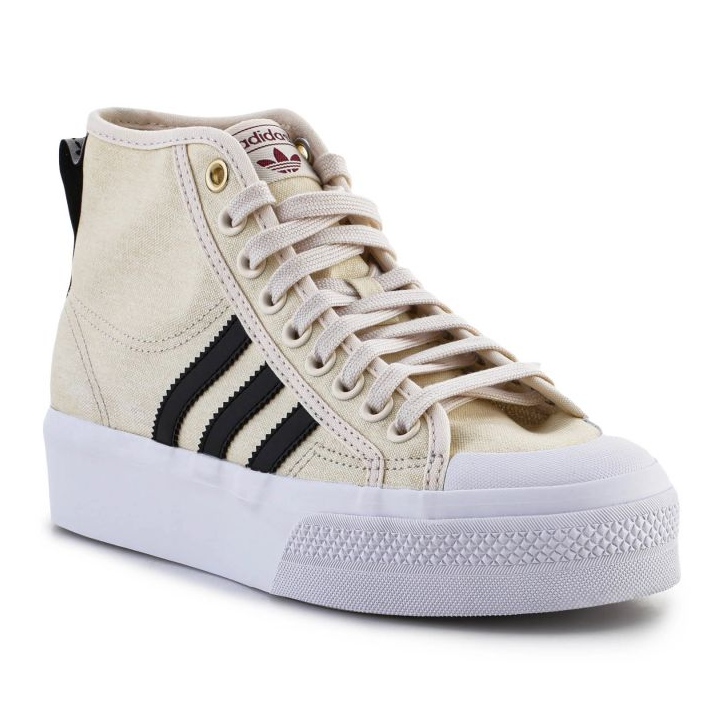 Adidas Nizza Plataforma Mid W sapatos H00641 bege
