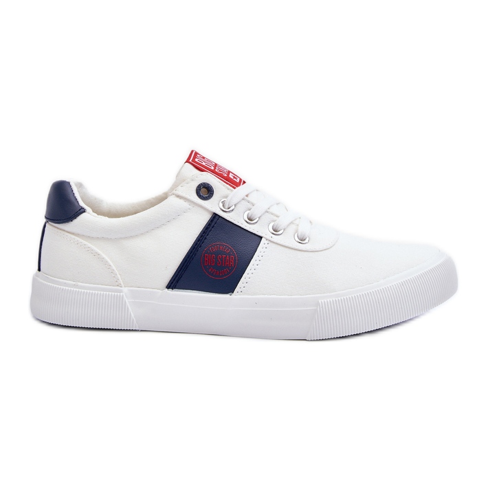 Tênis Masculino de Tecido Big Star JJ174253 Branco