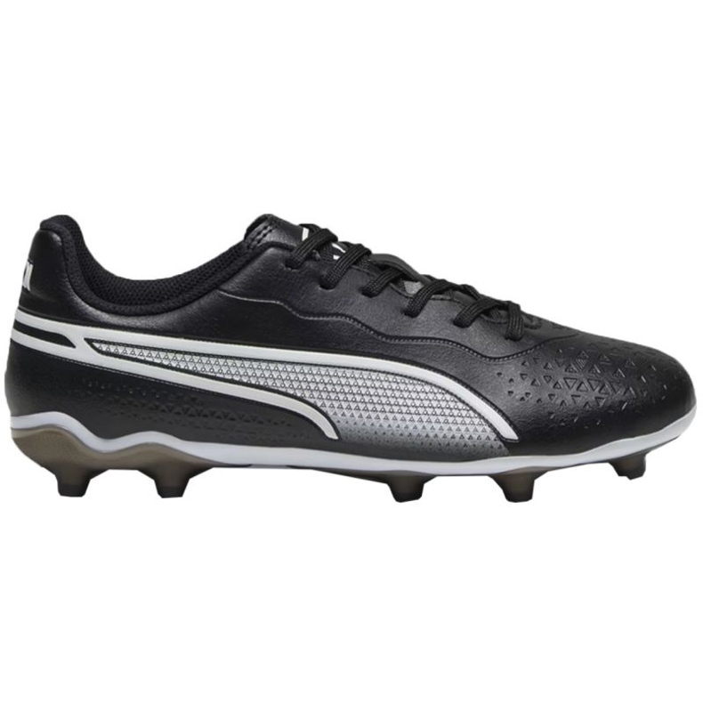 Chuteiras Puma King Match FG/AG Jr 107573 01 preto