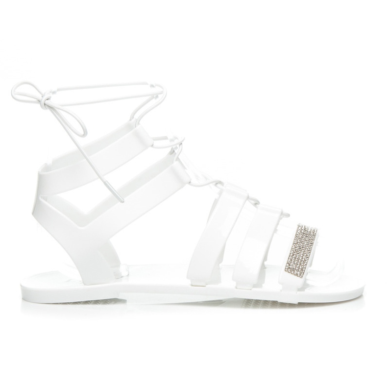 L. Day Romanos de borracha branco