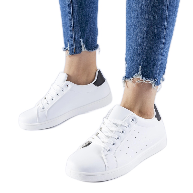 Tênis Bourassa branco e preto