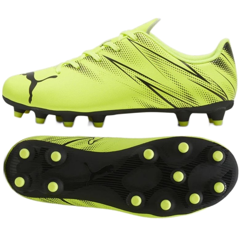 Puma Attacanto FG/AG Jr sapatos 107480 07 amarelo