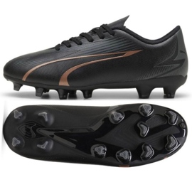 Puma Ultra Play FG/AG Jr 107775 02 calçados preto Puma Ultra Play FG/AG Jr 107775 02 calçados preto