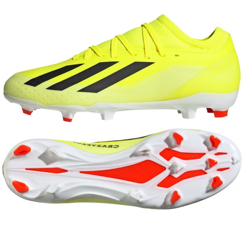 Tênis Adidas X Crazyfast League Fg M IG0605 amarelo
