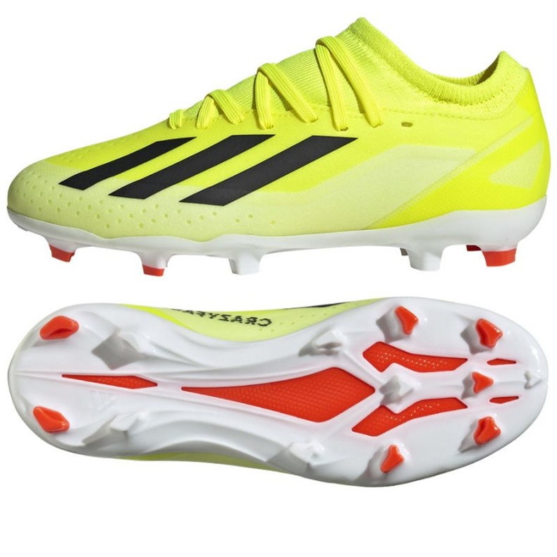 Adidas X Crazyfast League Fg Jr IF0691 sapatos amarelo