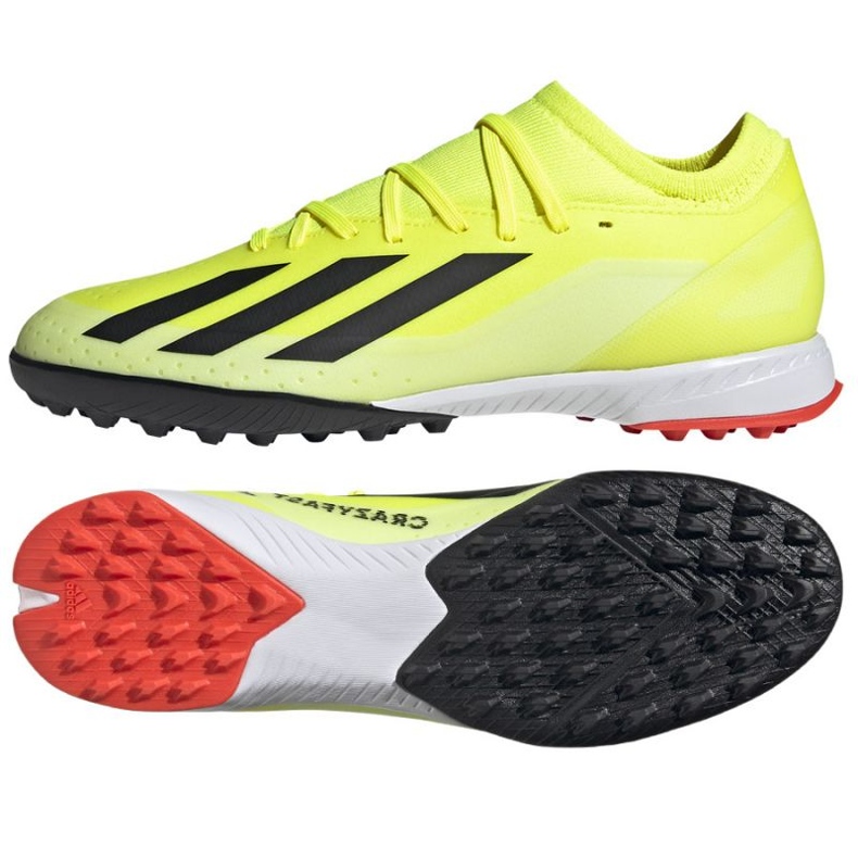 Adidas X Crazyfast League Tf M IF0698 sapatos amarelo