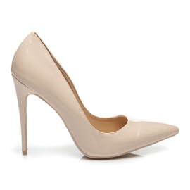 Vices saltos altos na moda marrom