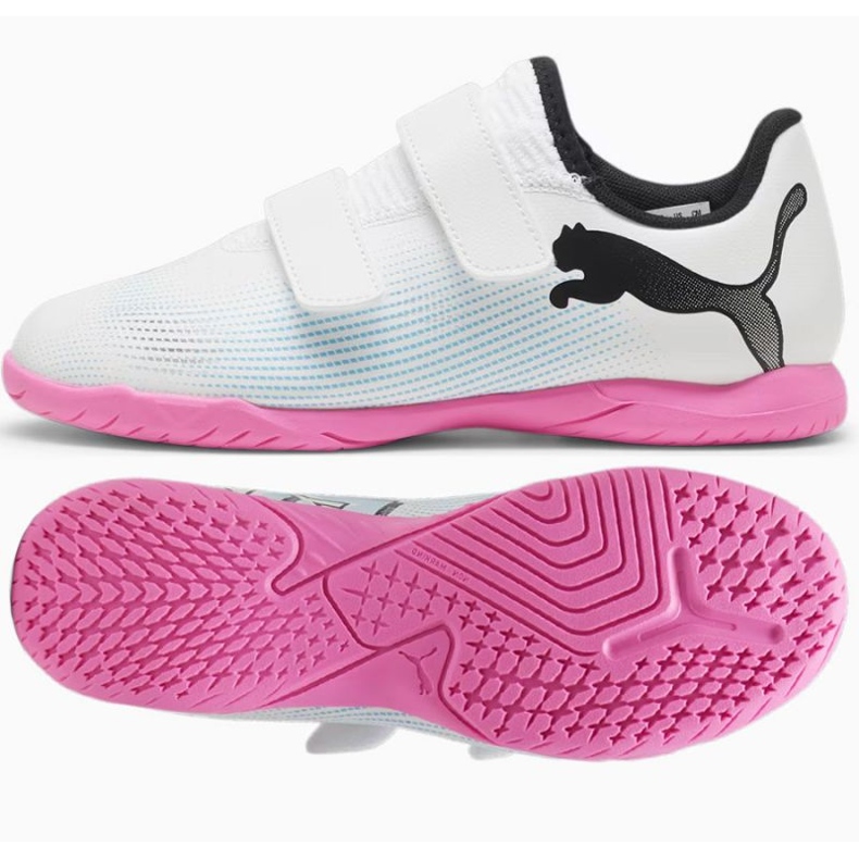 Chuteiras Puma Future 7 Play It Jr 107741-01 branco