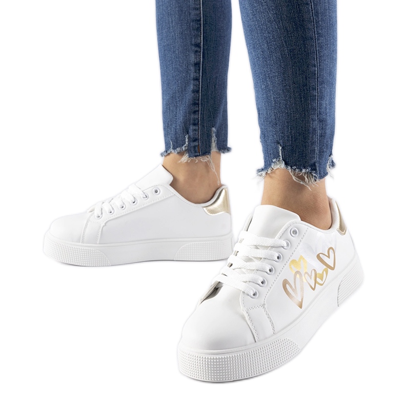 Tênis branco na plataforma Montclair