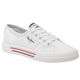 Pepe Jeans Sapatos Brady Basic W PLS31287 branco
