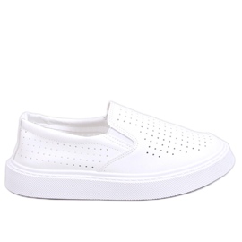 Tênis slip-on branco com aberturas Towns