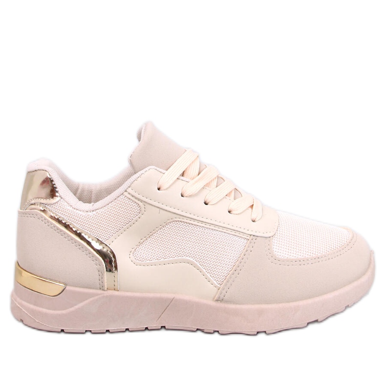 Tênis feminino leve Doleh Beige bege