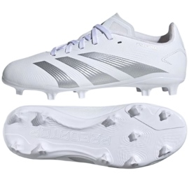 Chuteiras Adidas Predator League L Jr Fg IG7749 branco