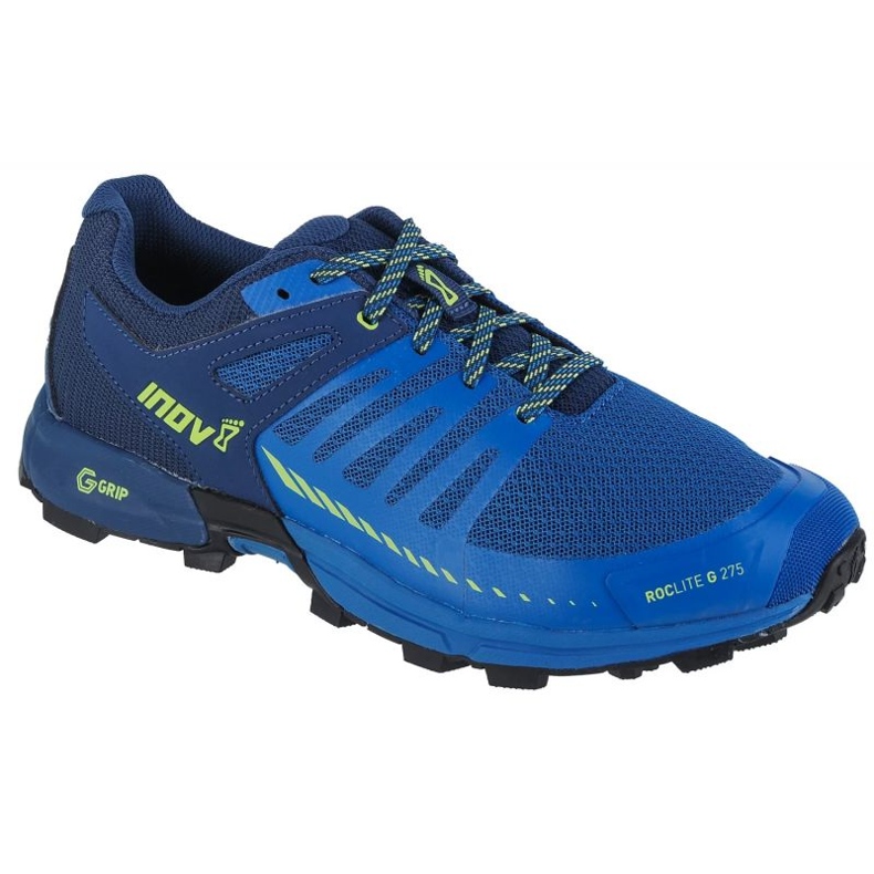 Tênis de corrida Inov-8 Roclite G 275 V2 M 001097-BLNYLM-M-01 azul