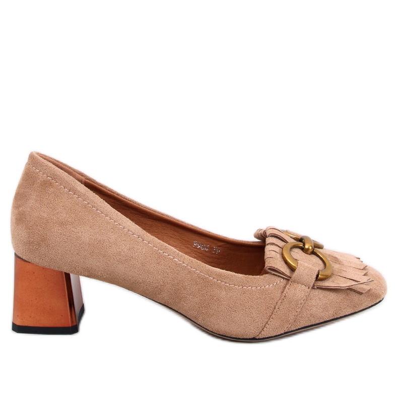 Bombas de salto de cobre Weinn Beige bege