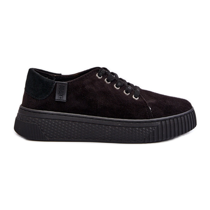 Tênis feminino Big Star NN276005 sistema de espuma viscoelástica preto