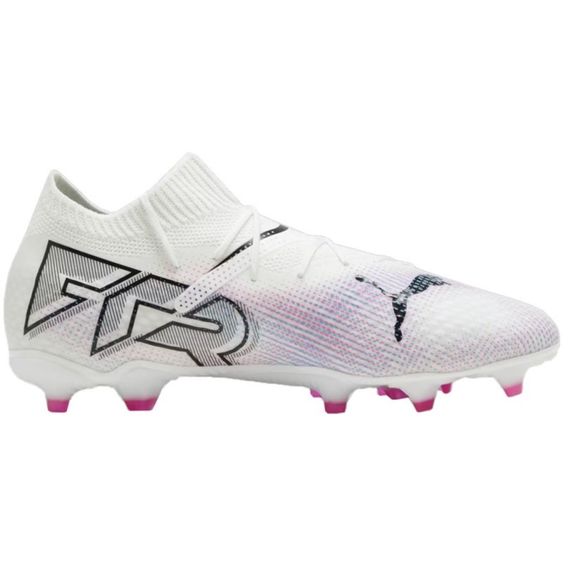 Chuteiras Puma Future 7 Pro FG/AG Jr 107728 01 branco