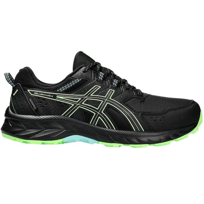 Tênis de corrida Asics Gek Venture 9 à prova d'água M 1011B705 002 preto