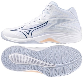 Tênis de voleibol Mizuno Thunder Blade Z Mid W V1GC237500 branco
