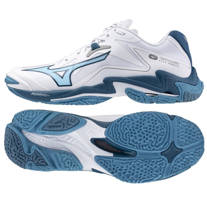Tênis de voleibol Mizuno Wave Lightning Z8 M V1GA240021 branco