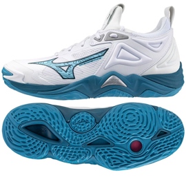 Tênis de voleibol Mizuno Wave Momentum 3 M V1GA231221 branco