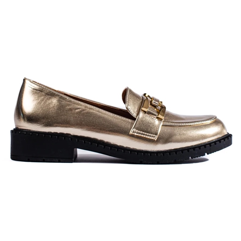 Sapatos dourados femininos