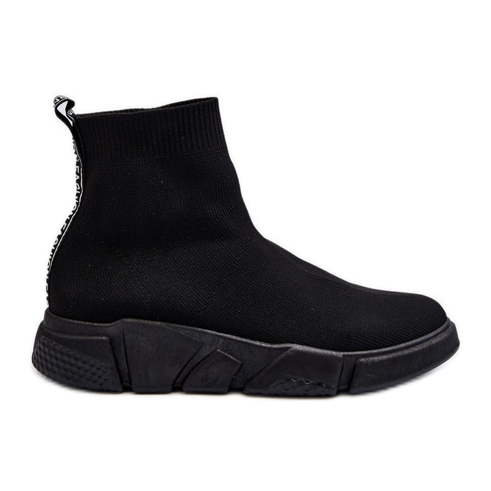 Calçado Esportivo Feminino com Meia Preto Zirila