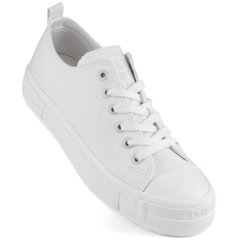 Tênis plataforma branco feminino Big Star NN274853