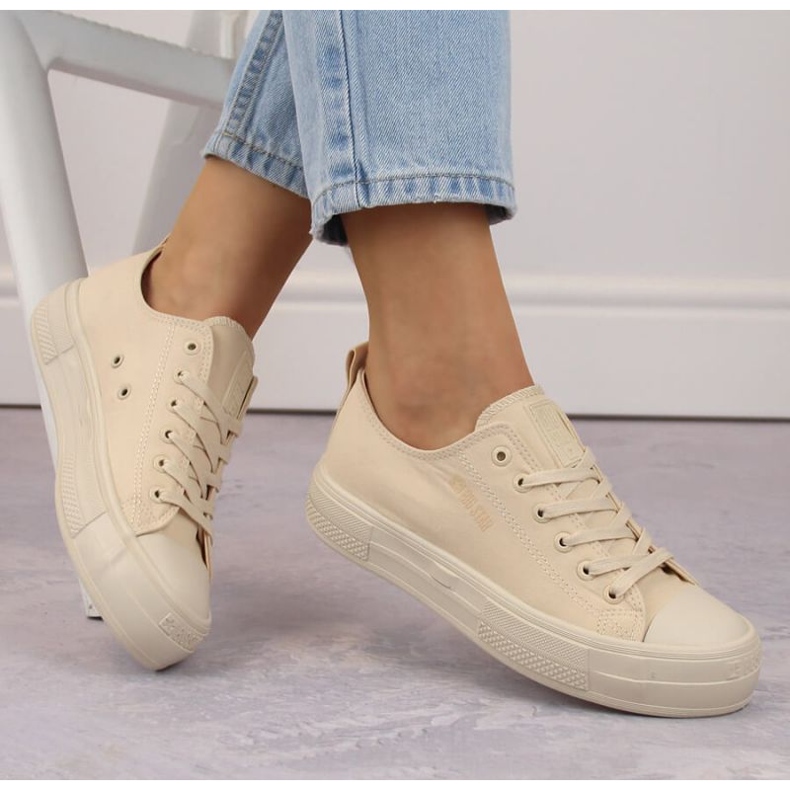 Tênis plataforma Big Star W INT1963B, bege