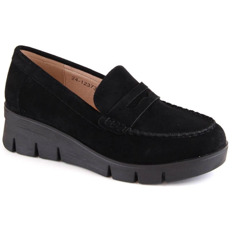 Mocassins de cunha Potocki W WOL208, pretos