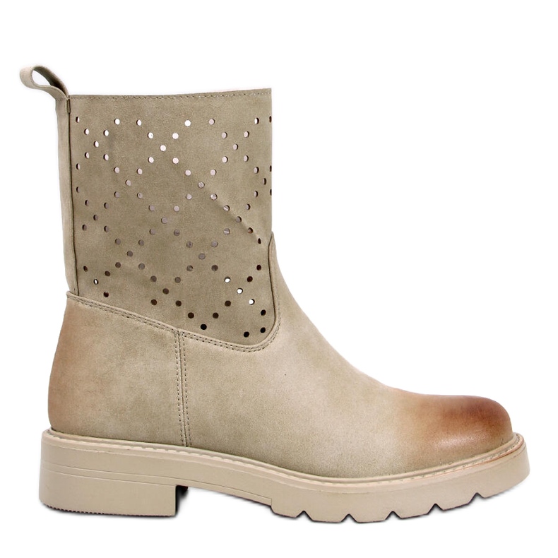 Botas com aberturas verdes Issey