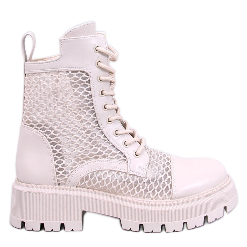 Botins com aberturas Ralston Panna bege