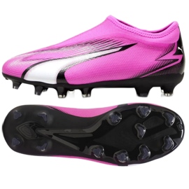 Puma Ultra Match Ll FG/AG Jr sapatos 107770 01 rosa