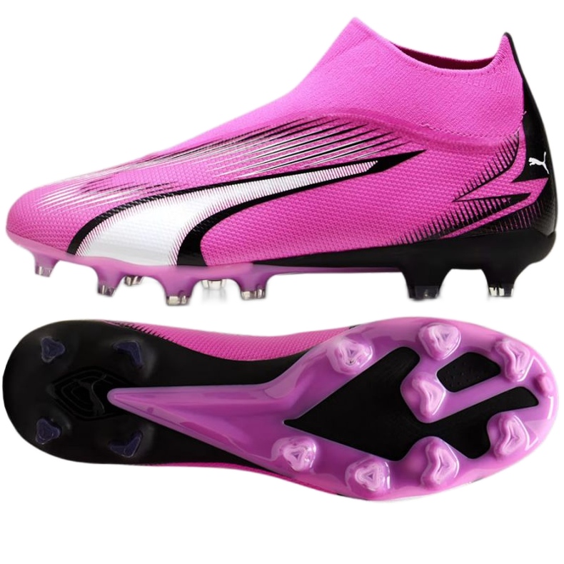 Puma Ultra Match+ Ll FG/MG M 107759 01 sapatos rosa