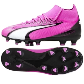 Puma Ultra Pro FG/AG Jr sapatos 107769 01 rosa