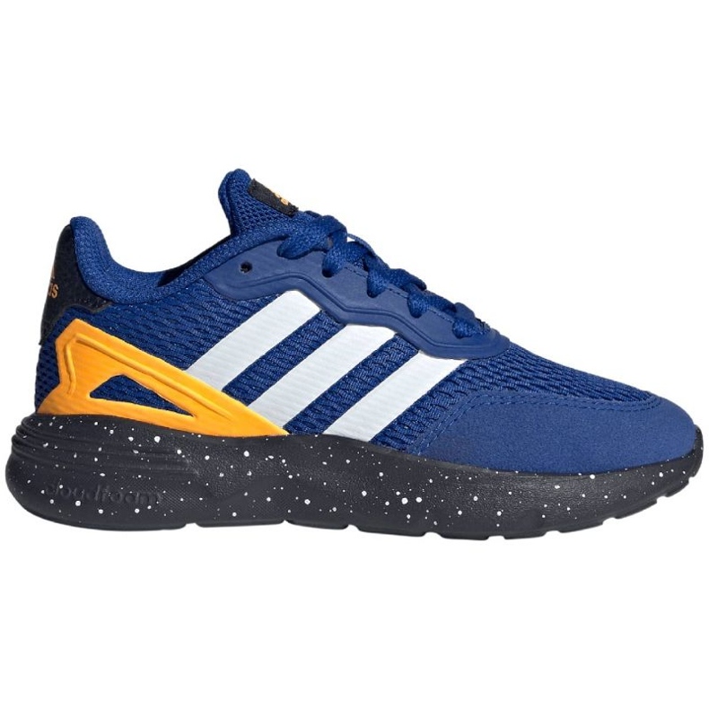 Tênis Adidas Nebzed Lifestyle Lace Running Jr ID2456 azul