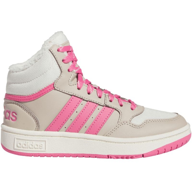 Tênis Adidas Hoops Mid 3.0 K IF7739 branco