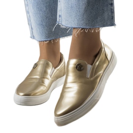 Tênis Taastru Gold Slip On dourado Tênis Taastru Gold Slip On dourado