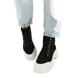 Botins pretos leves Obispo