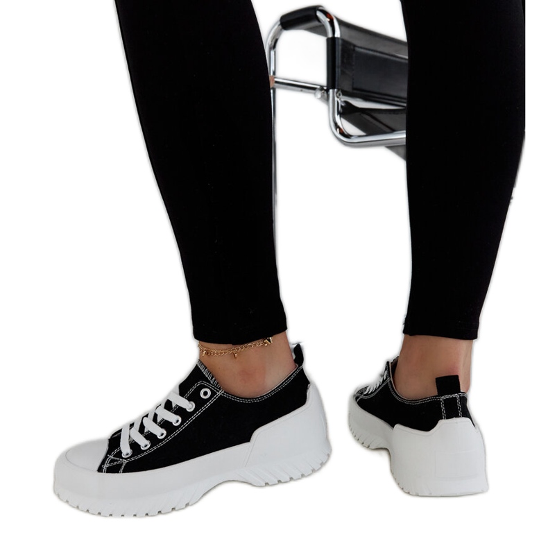 Tênis plataforma Monteleone preto