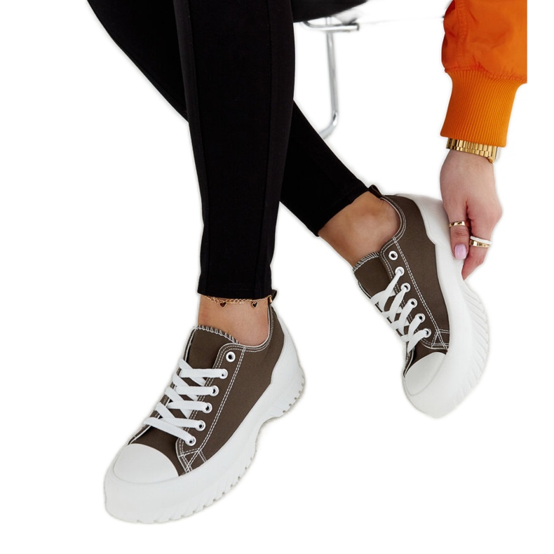 Tênis plataforma Monteleone verde